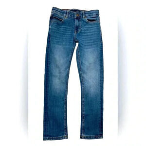 Boys Tommy Hilfigier Stretch Skinny Blue Jeans With Adjustable Waist Size 8